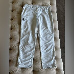 Patagonia Light Gray Pants with Black Loop Accent